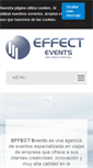 Mobile Screenshot of effect-events.com